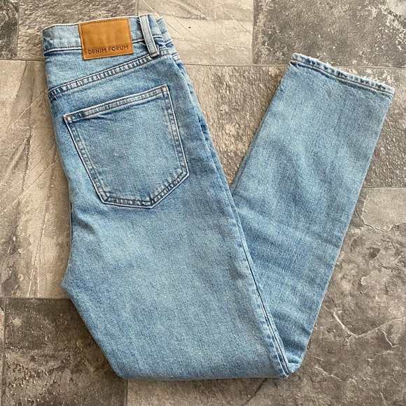 Denim Forum The Yoko High Rise Slim 28L Limited Edition Size 27 Sold Out NWOT - Picture 6 of 9